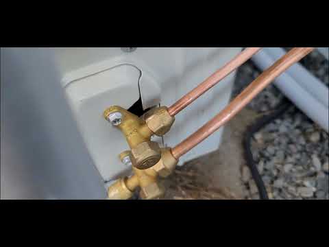 Видео: очистка трубопроводов и выпуск газа в вашем новом Senville Mini Split