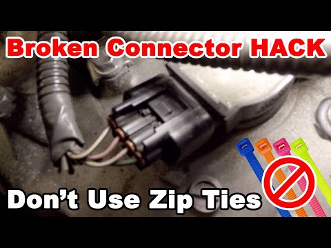 Видео: Ремонтный хак — как починить сломанный датчик проводки/разъёмный зажим, чтобы ремонт выглядел как...