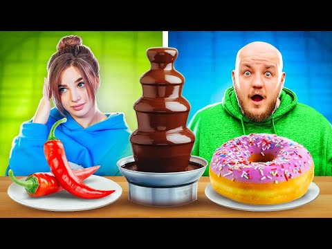 Видео: Пробуем РАЗНУЮ ЕДУ в ШОКОЛАДЕ С АНЕЙ ПОКРОВ