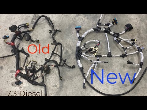 Видео: 7.3 Замена и модификация жгута проводов двигателя Powerstroke