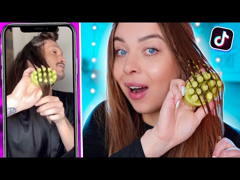 Видео: МАСКА-РАСЧЕСКА ДЛЯ ВОЛОС! ПРОВЕРКА БЬЮТИ - РЕЦЕПТОВ ИЗ ТИК-ТОК