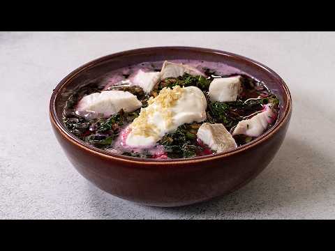 Видео: Идеальное блюдо для жаркого августа. Лучше окрошки. Холодный суп Ботвинья. Русская кухня