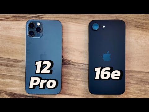 Видео: iPhone 12 Pro против iPhone 16e