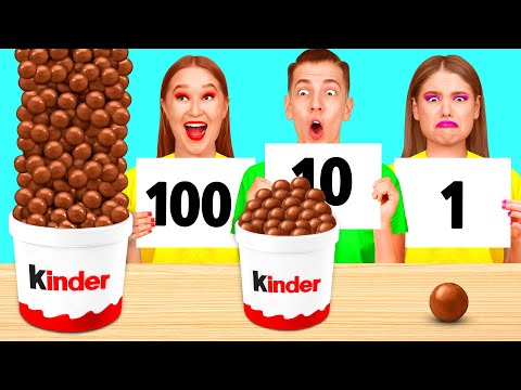 Видео: 100 Слоев Еды Челлендж | Фантастические Лайфхаки с Едой от BooGaGa