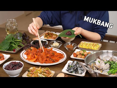 Видео: приготовление MUKBANG :) вкусная корейская домашняя еда (жареная свинина со специями).