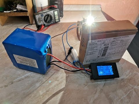 Видео: Тест li ion аккумулятора 12В 30Ач на емкость.