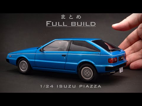 Видео: Сборка Isuzu Piazza Fujimi в масштабе 1/24 : масштабная модель, полная сборка