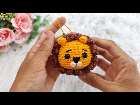 Видео: Брелок в виде льва крючком - Леао Дави 🦁 (с субтитрами)
