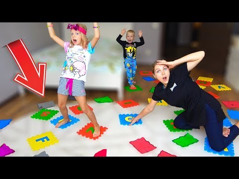 Видео: ПОЛ ЭТО ЛАВА Как в ROBLOX! Что за ПРАВИЛА Придумала МИЛАНА Скетч Игра от Family Box