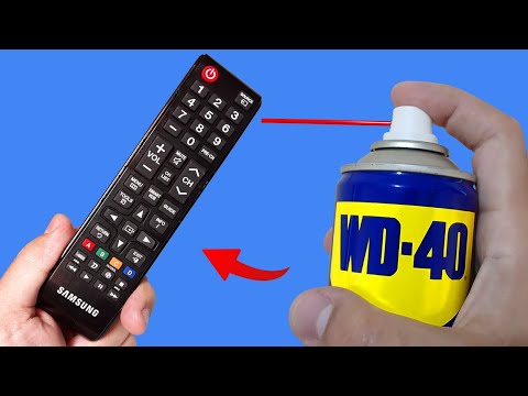 Видео: Возьмите обычный WD-40 и почините все пульты дистанционного управления в вашем доме!