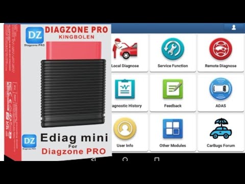 Видео: KINGBOLEN EDIAG MINI мультимарочный OBD2 сканер и приложение DIAGZONE. Делаем диагностику.