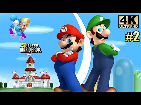Видео: Newer Super Mario Wii #2 — Остров Йоши {Wii} прохождение часть 2
