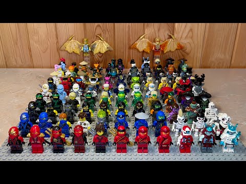 Видео: ОГРОМНАЯ КОЛЛЕКЦИЯ МИНИФИГУРОК LEGO NINJAGO 2023