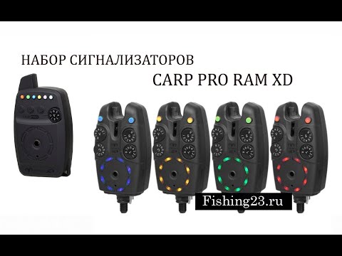 Видео: Обзор сигнализаторов Carp pro RAM XD 4+1