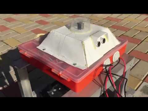 Видео: Разработка роботехнического шасси с оборудованием для подметания улицы