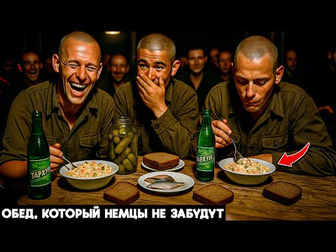 Видео: Немецкие пленные сломались - не от допросов, а от ОЛИВЬЕ и ТАРХУНА в советском лагере!