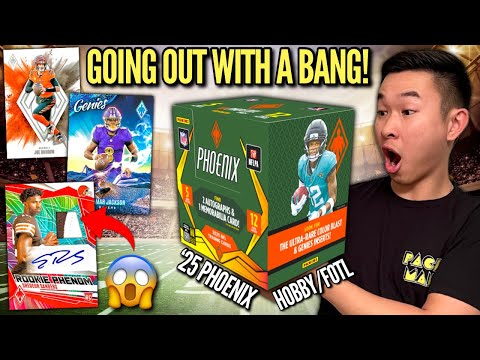 Видео: ФИНАЛЬНЫЙ ФЕНИКС 🏈 (СУПЕР ХИТ)! 😱🔥 Обзор 2-х футбольных наборов Panini Phoenix NFL Hobby Box 2025...