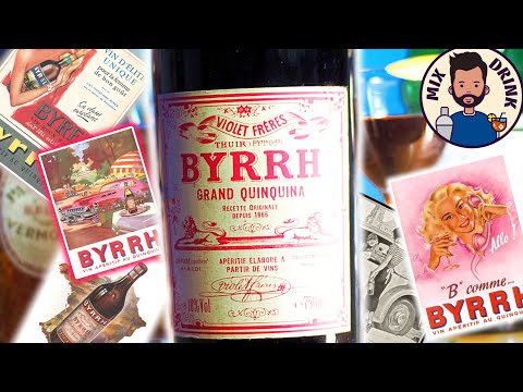 Видео: BYRRH / БИРХ - хинный Аперитив или Вермут в коктейле / Blue Paradise cocktail