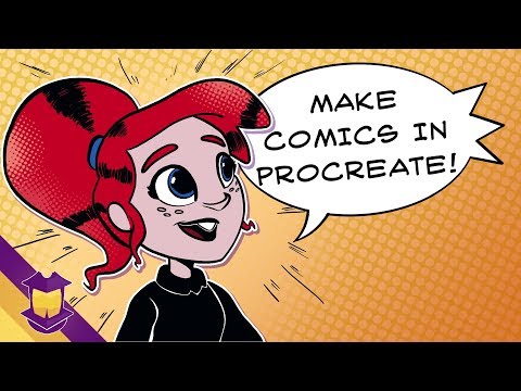 Видео: САМЫЙ БЫСТРЫЙ процесс создания КОМИКСОВ в Procreate на iPad!