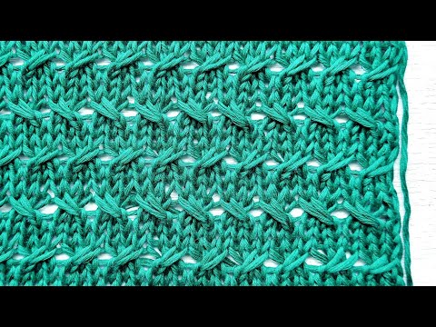 Видео: Лаконичная плетёнка спицами 🎀 Универсальный узор для вязания свитеров, носков, шапок