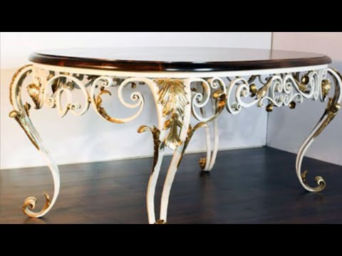 Видео: Кованые столы
