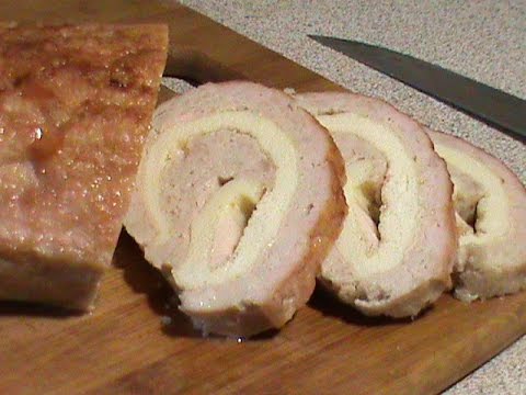 Видео: Мясной рулет с омлетом. Диета Дюкана