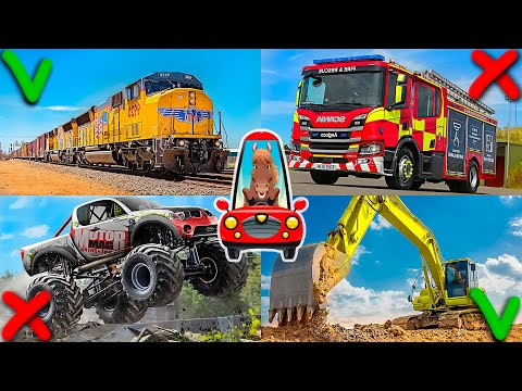 Видео: Мультик про машинки для детей. Транспорт и техника для малышей. Развивающие видео