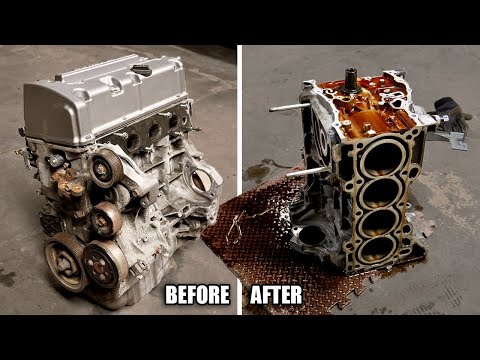 Видео: Подробный разбор двигателя K24 (ПОЛНОЕ РУКОВОДСТВО)