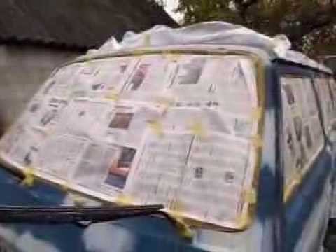 Видео: Перекраска VW T3 (Часть7) Финал матования, полная грунтовка