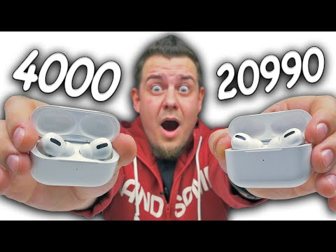 Видео: Копия Apple Airpods Pro за 4000 Рублей, Которая Смогла! Сравнение с Оригиналом