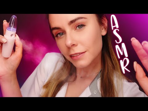 Видео: АСМР НЕЖНЫЙ ОСМОТР И ЧИСТКА ЛИЦА 🤗 ASMR  RELAXING FACE TREATMENT