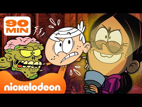 Видео: Мой шумный дом | 90 МИНУТ САМЫХ СТРАШНЫХ моментов из "Мой шумный дом" | Nickelodeon Cyrillic