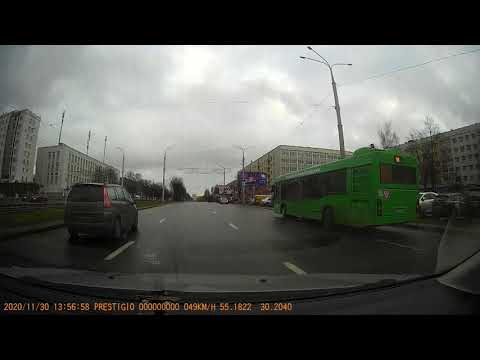 Видео: Витебск.проспект Московский.обзор 30.11.2020.