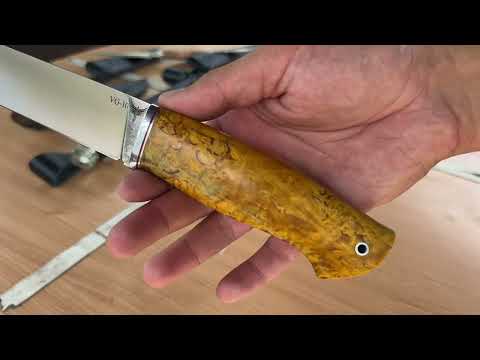 Видео: Продажа ножей из стали Х12МФ и VG-10 | Скидка 10% на все ножи!