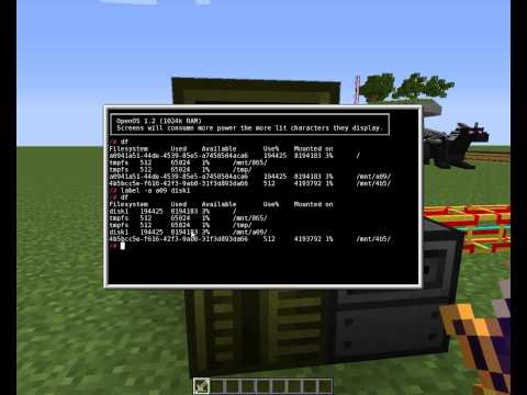 Видео: Minecraft: OpenComputers 1.7.2/1.7.10 - русский гайд. 2 Серия. Файловая система