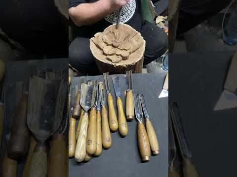 Видео: Адольф Юрьев ручная резьба по дереву в прямом эфире!