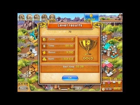 Видео: Farm Frenzy 3 only GOLD (level 72) playthrough Веселая ферма 3 (уровень 72) Золото