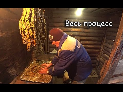 Видео: Деревенская Махорка. Сушим, толчём в ступе, шинкуем и пр. Раритет на чердаке. Посылка от подписчицы.