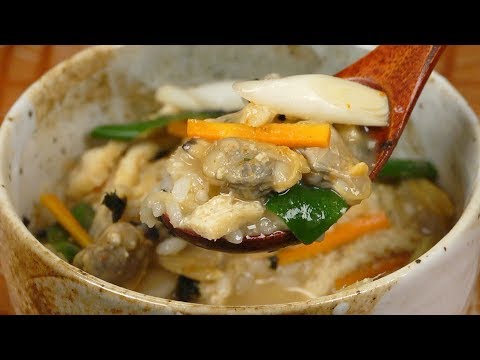 Видео: Рецепт фукагавамэси (суп из моллюсков и мисо с рисом) | Готовим с собакой