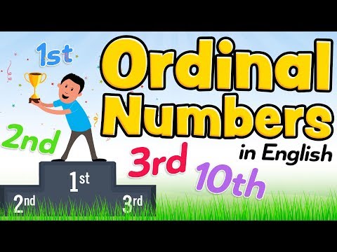 Видео: Порядковые номера на английском языке (Ordinal numbers in English)