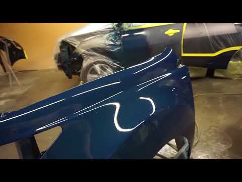 Видео: Тест Devilbiss HV25 (краска на водной основе)