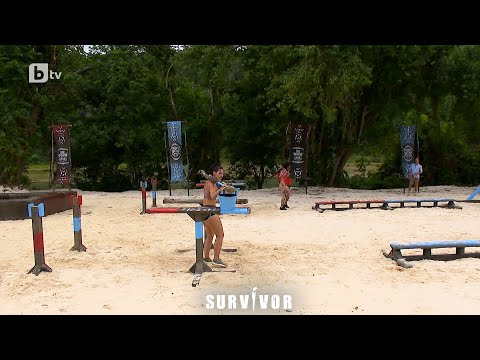 Видео: Стефани и Елина в напрегната битка за племенен имунитет | "Survivor" 2023
