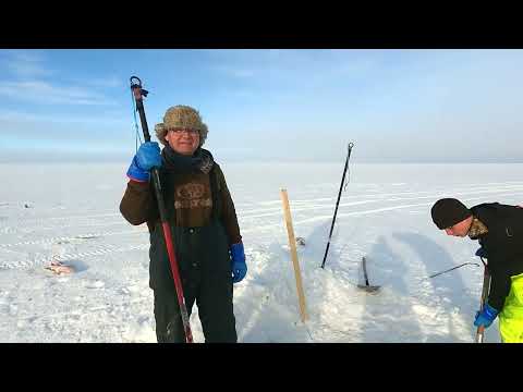 Видео: 8я серия, потеряли сеть, рыбалка в канаде