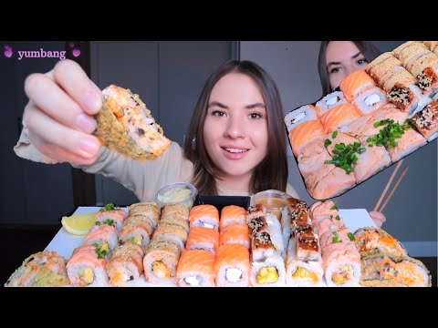 Видео: МУКБАНГ куда я пропала и что со мной стало Самые вкусные роллы Якитория mukbang sushi