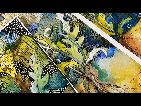 Видео: Акварельный рисунок — эксперимент