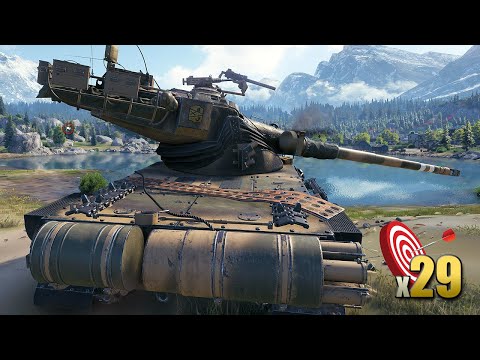 Видео: АМХ 50 В: Большая драма на карте Serene Coast - World of Tanks