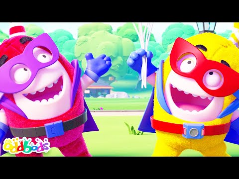Видео: Битва Супергероев! 🔥 | Чуддики | Смешные мультики для детей Oddbods