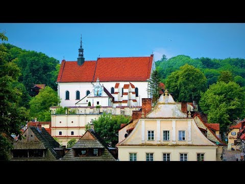 Видео: Казимеж-Дольны (Польша) - Замок 14-го и храмы 16-го веков
