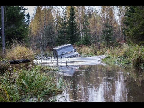 Видео: На грани гидроудара.Тверские болота, Новый маршрут. Река Дрезна. 2 Дня, Уаз Патриот, JEEP, TLC70.