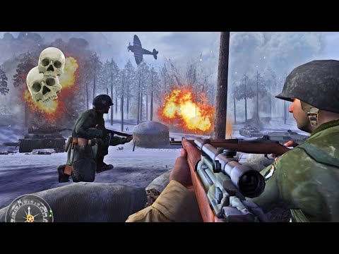 Видео: Белгия е под Обсада! Call of Duty United Offensive #1